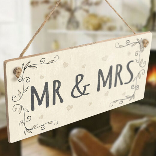 Mr & Mrs Wedding Sign - Image 2