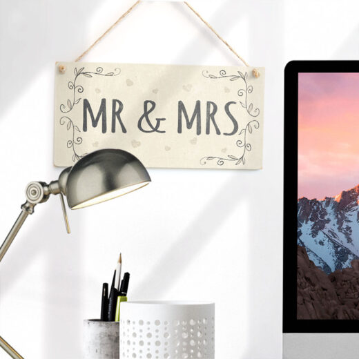 Mr & Mrs Wedding Sign - Image 3