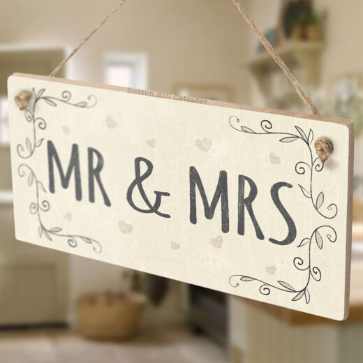 Mr & Mrs Wedding Sign - Image 4