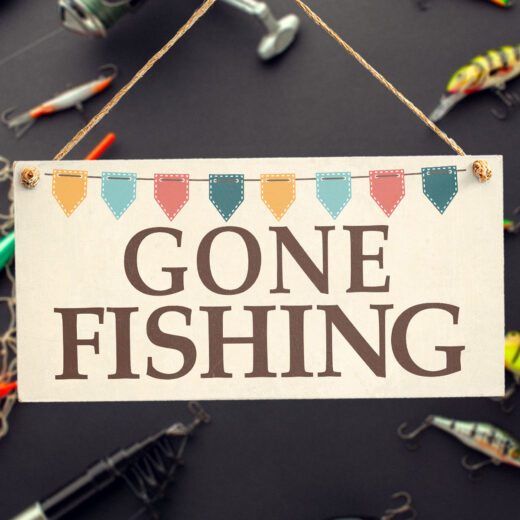 Gone Fishing Sign