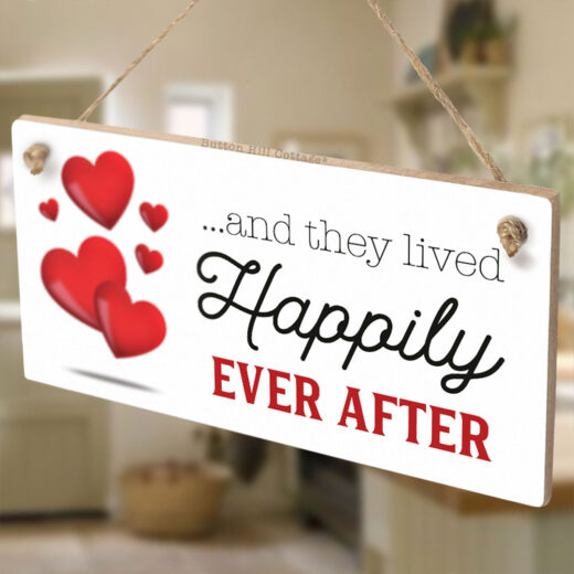 And They Lived Happily Ever After Sign - Image 4